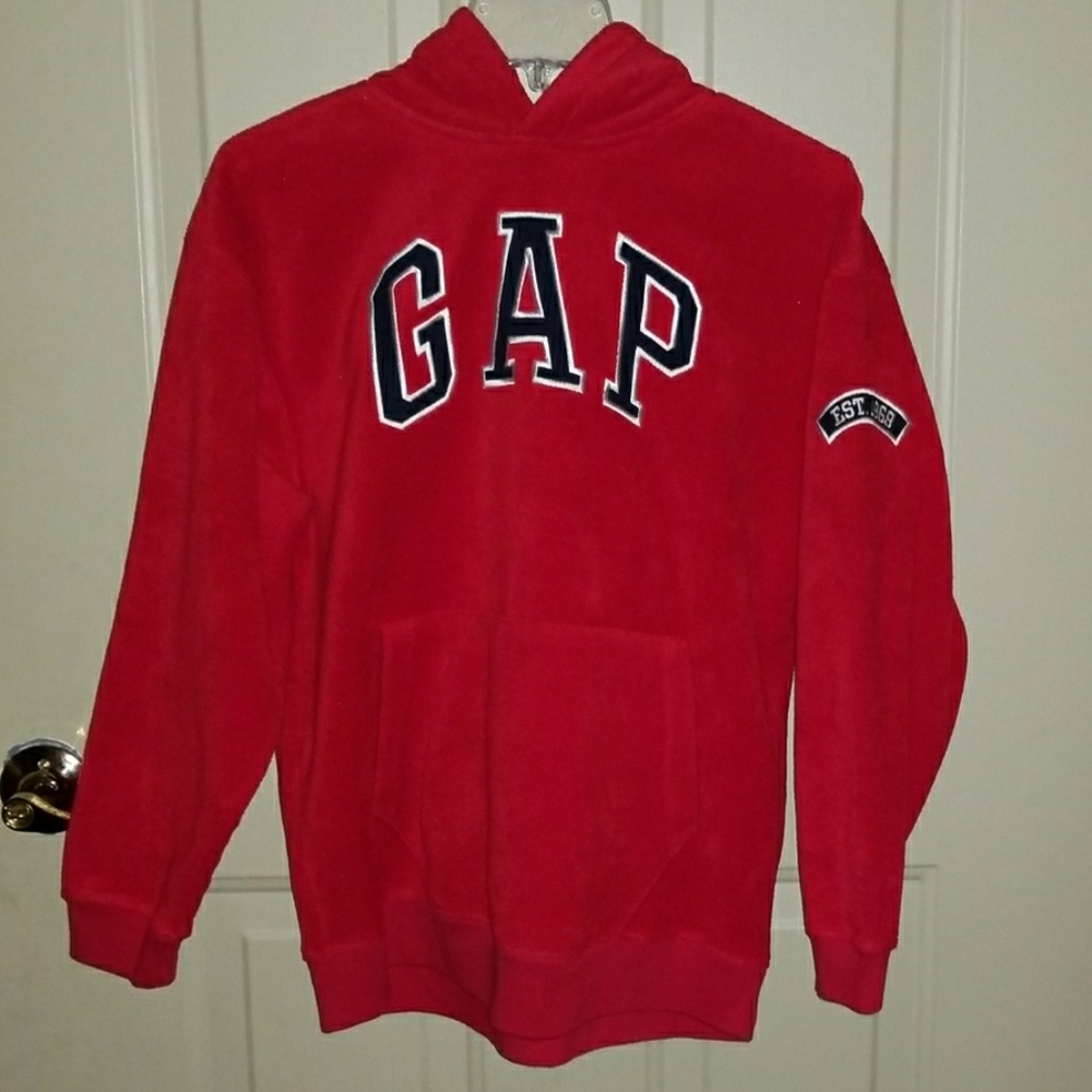 GAP Hoodie Youth Size XXL Red Fleece